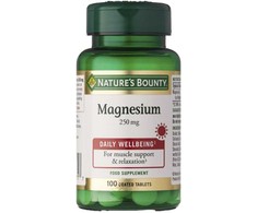 Natures Bounty MAGNESIUM 250 mg 100 tablets