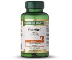 Natures Bounty VITAMIN C 1000 mg with rosehip coated capsules 60 units