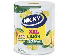 Nicky XXL LEMON maxi scented kitchen roll 150 units