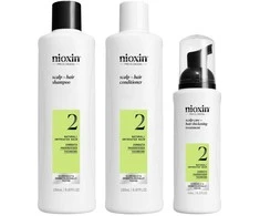 Nioxin Sistema 2 - Kit - Tratamiento Para Cabello Natural Con Debilitamiento Avanzado 3 U