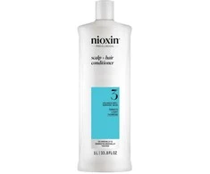 Nioxin Sistema 3 - Acondicionador - Cabello Teñido y Dañado Con Debilitamiento Leve, 1000 ml