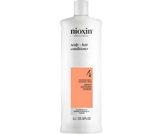 Nioxin Sistema 4 - Acondicionador - Cabello Teñido y Dañado Con Debilitamiento Avanzado, 1000 ml