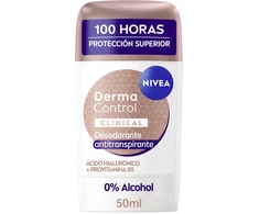 Nivea DERMA CONTROL antiperspirant deodorant 0% alcohol roll on 50 ml