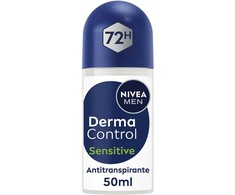 Nivea Men Derma Control Sensitive Desodorante Roll-On rutulinis dezodorantas vyrams, 50 ml