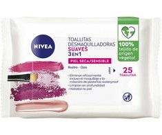 Nivea Gentle 3-in-1 MAKEUP REMOVAL WIPES 25 u