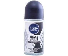 Nivea Men Juodas And Baltas Ivisible Original Dezodorantas Roll-On rutulinis dezodorantas vyrams 50ml