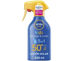Nivea SUN KIDS PROTECTS &amp; CARES sun lotion spray SPF50+ 250 ml