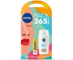 „Nivea Sun Invisible Daily Fluid“ SPF50 apsauginis kremas nuo saulės, liposanas, SPF50, 2 vnt. pakuotėje.