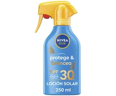 Nivea SUN PROTECTS &amp; BRONZE sun lotion spray SPF30 250 ml