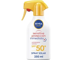 Nivea SUN SENSITIVE spray antialergias solares SPF50+ 250 ml