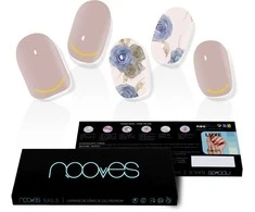 Nooves klijuojami nagai Elegant Floral Premium Luxe Metallic 20 vnt