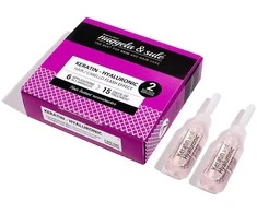 Nuggela Amp Sule "Nuggela - Sulé Keratin Hyaluronic Ampoules" Ampulės plaukams su keratinu Pack 2x