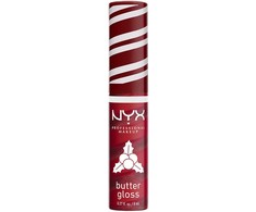 Nyx Butter Gloss Swirl 04-Holly Berry Swirl, 8 ml