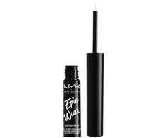 "Nyx Epic Wear" vandeniui atsparus skystas lineris Baltas