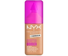 Nyx Make'em Wonder makiažo pagrindas 17 – vidutinė alyvuogių spalva, 30 ml