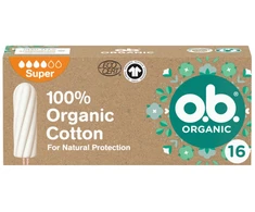 OB ORGANIC super tampon 16 units