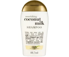 OGX maitininantis + Coconut Milk Šampūnas drėkinamasis šampūnas su kokosų pienu 88,7 ml