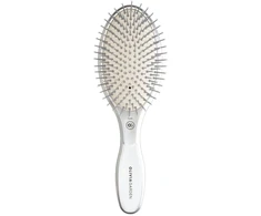 Olivia Garden EXPERT CARE OVAL Nylon Bristles Sidabrinis 1 u