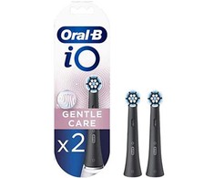 Braun Oral-B Atsarginiai Šepetėlių Antgaliai iO Gentle Care Juodos 4 Vnt.