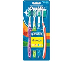 Dantų šepetėlis Oral-B Shiny Clean Vidutinis 4 vnt.