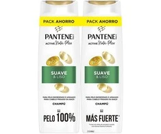 Pantene Suave y Liso Champú Lote 2 X, 325 ml