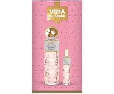 Vida de Saphir Pour Femme komplektas woda perfumowana spray 200ml + woda perfumowana spray 30ml