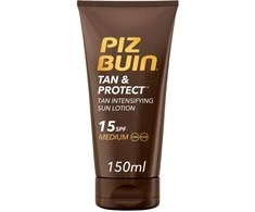 Įdegį spartinantis apsaugos nuo saulės losjonas Piz Buin Tan And Protect, SPF 15, 150 ml