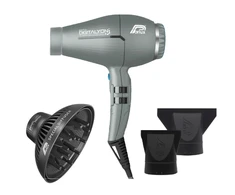 Plaukų džiovintuvas Parlux Digitalyon + MagicSense® difuzorius, pilkos spalvos