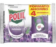Polil Gancho Lavanda 4 Vnt.