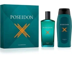 Instituto Español Set Poseidon X EDT, 100 ml Gel, 250 ml
