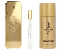 Paco Rabanne Rabanne 1 Million Eau De Toilette Purškiklis, 100 ml Set 3 Pieces