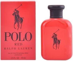Ralph Lauren Polo Raudona EDT tualetinis vanduo vyrams, 75 ml