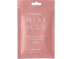 Rated Green Įvertinta drėkinamoji galvos odos procedūra su žaliuoju hibisku ir medumi, 50 ml