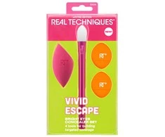 Real Techniques Vivid Escape Bright Eyes kaukės dėklas, 4 vnt.