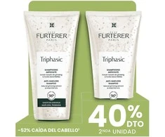René Furterer Triphasic Anti-Hair Loss Šampūnas šampūnas nuo plaukų slinkimo, 2 x 200 ml
