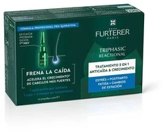 Rene Furterer Triphasic Anti-Hair Loss Treatment ampulės nuo plaukų slinkimo, 12 x 5 ml