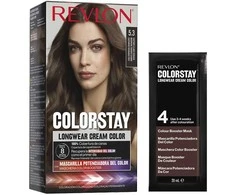 "Revlon Colorstay" ilgalaikiai kreminiai dažai 5,3-Light Golden Brown
