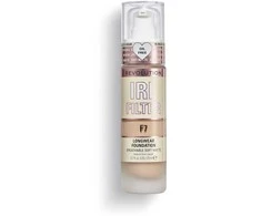 „Makeup Revolution IRL“ ilgai išliekantis makiažo pagrindas „Filter Oil Free“ be riebalų, „Kreminis“ F7, 23 ml
