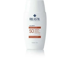 Rilastil Sun System Allergy 100 Ultrafluid Spf50+ veido emulsija apsauganti jautrią odą nuo UVA UVB IR HEV spindulių 50ml