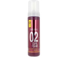 Salerm Cosmetics Curl Mousse 04 Espuma De Rizos Fijación Media, 200 ml