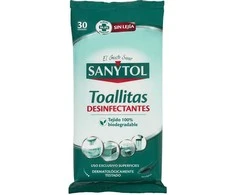 SANYTOL servetėlės universalus SANYTOL Eukaliptus valo ir dezinfekuoja 36 vnt