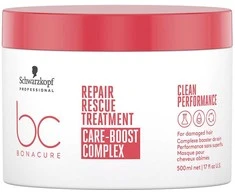 Schwarzkopf Professional Bonacure Repair Rescue Treatment Care-Boost Complex atkurianti kaukė plaukams, 500 ml