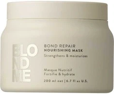 Schwarzkopf Professional BlondMe Bond Repair maitininantis Mask maitinanti kaukė šviesiems plaukams, 200 ml