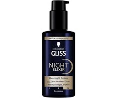 Schwarzkopf Gliss Night Eliksyras Sérum Cabello Dañado, 100 ml