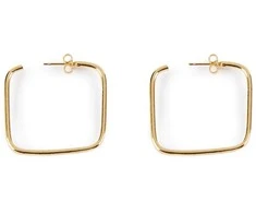 Shabama MOORE SQUARES earrings #shiny auksinis 1 u