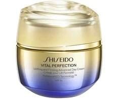 Shiseido Vital Perfection Vital Perfection Uplifting and Firming Day Kreminis SPF 30 stangrinantis dieninis veido kremas sausai ir normaliai odai, 50 ml
