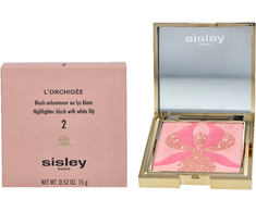 Švytėjimo suteikianti priemonė ir skaistalai Sisley Paris L'Orchidee, 15 g, spalva: Rose