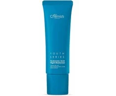 „Skin Chemists“ jaunystės serijos drėkinamasis kremas veidui naktį, 50 ml