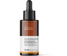 Skin Generics Sojų ir avokadų aliejus Multiaktyvus sausas aliejus 20,4, 50 ml