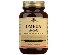 maisto papildas Solgar Omega 3-6-9 60 kapsulių
